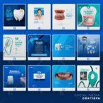 Pack 460 artes editáveis dentista,odontologia Photoshop psd - Imagem 8