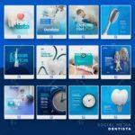 Pack 460 artes editáveis dentista,odontologia Photoshop psd - Imagem 6