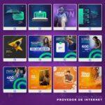 Pack 410 Artes editáveis provedor de internet photoshop +Stories - Imagem 2