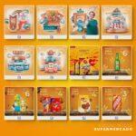 Pack 560 Artes editáveis supermercado photoshop - Imagem 6