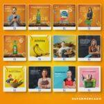 Pack 560 Artes editáveis supermercado photoshop - Imagem 5