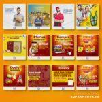 Pack 560 Artes editáveis supermercado photoshop - Imagem 4