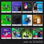 Pack 470 Artes editáveis assistência técnica de celular Photoshop +Stories - Imagem 10