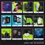 Pack 470 Artes editáveis assistência técnica de celular Photoshop +Stories - Imagem 3