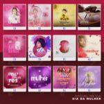 Pack 500 Artes editáveis dia da mulher - Photoshop Psd - Imagem 8