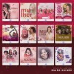 Pack 500 Artes editáveis dia da mulher - Photoshop Psd - Imagem 3