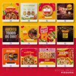 Pack 640 Artes editáveis pizzaria Photoshop psd - Imagem 7