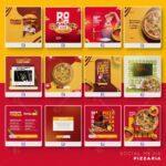 Pack 640 Artes editáveis pizzaria Photoshop psd - Imagem 6