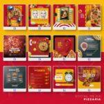 Pack 640 Artes editáveis pizzaria Photoshop psd - Imagem 5