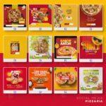 Pack 640 Artes editáveis pizzaria Photoshop psd - Imagem 4