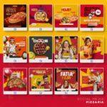 Pack 640 Artes editáveis pizzaria Photoshop psd - Imagem 3