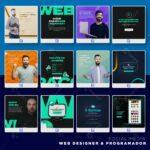 Pack 40 Artes editáveis web designer e programador - Photoshop psd - Imagem 5