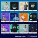 Pack 40 Artes editáveis web designer e programador - Photoshop psd - Imagem 4