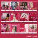 Pack 50 artes editáveis dia da mulher Photoshop+legendas - Imagem 3