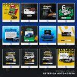 Pack 45 artes editáveis estética automotiva - Photoshop psd - Imagem 5