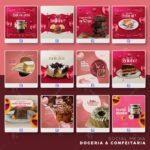 Pack 100 artes editáveis doceria e confeitaria - Photoshop psd - Imagem 5