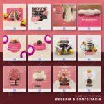 Pack 100 artes editáveis doceria e confeitaria - Photoshop psd - Imagem 4