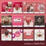Pack 100 artes editáveis doceria e confeitaria - Photoshop psd - Imagem 2