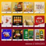 Pack 560 Artes editáveis bebidas, cervejaria, bares Photoshop - Imagem 11