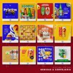 Pack 560 Artes editáveis bebidas, cervejaria, bares Photoshop - Imagem 5