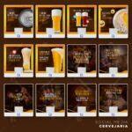 Pack 60 Artes editáveis cervejaria Photoshop+legendas - Imagem 5
