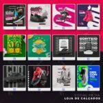 pack 120 artes editáveis loja de calçados - Photoshop psd - Imagem 6