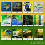 Pack 530 Artes editáveis 7 de setembro - Photoshop (psd) - Imagem 6