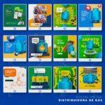Pack 170 artes editáveis distribuidora de gás e água Photoshop - Imagem 8