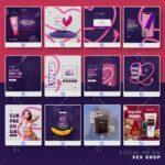 Pack 70 artes editáveis sex shop - Photoshop psd - Imagem 5