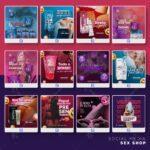 Pack 70 artes editáveis sex shop - Photoshop psd - Imagem 4
