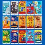 Pack 70 Artes editáveis stories encarte - Photoshop psd - Imagem 7