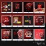 Pack 120artes editáveis açougue Photoshop psd - Imagem 6