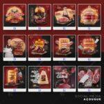 Pack 120artes editáveis açougue Photoshop psd - Imagem 3