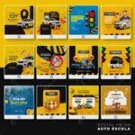 Pack 150 artes editáveis auto escola - Photoshop psd - Imagem 6