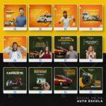 Pack 150 artes editáveis auto escola - Photoshop psd - Imagem 7