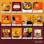 Pack 140 Artes editáveis delivery - Photoshop psd - Imagem 6