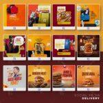 Pack 140 Artes editáveis delivery - Photoshop psd - Imagem 5