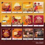 Pack 140 Artes editáveis delivery - Photoshop psd - Imagem 4