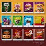Pack 140 Artes editáveis delivery - Photoshop psd - Imagem 2