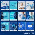 Pack 85 Artes editáveis no canva - Novembro Azul - Imagem 4
