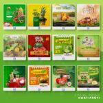 Pack 130 Artes editáveis Hortifrúti - Photoshop PSD - Imagem 4