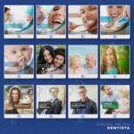 Pack 140 Artes editáveis dentista,odontologia Photoshop +Legendas - Imagem 8