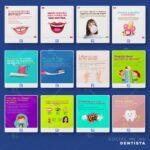 Pack 140 Artes editáveis dentista,odontologia Photoshop +Legendas - Imagem 7