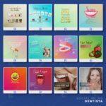 Pack 140 Artes editáveis dentista,odontologia Photoshop +Legendas - Imagem 5