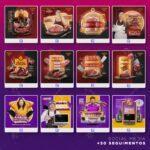 Pack 710 Artes editáveis Photoshop +50 Seguimentos - Imagem 9