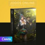 Pack 10 Artes editáveis no canva - jogos online