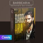 Pack 130 Artes editáveis no canva - Barbearia +Stories