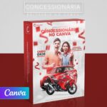 Pack 20 Artes editáveis no canva - Concessionária carro e moto