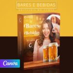 Pack 200 Artes editáveis no canva - Bares e Bebidas +legendas