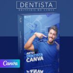Pack 200 Artes editáveis no canva - Dentista ,odontologia +Legendas